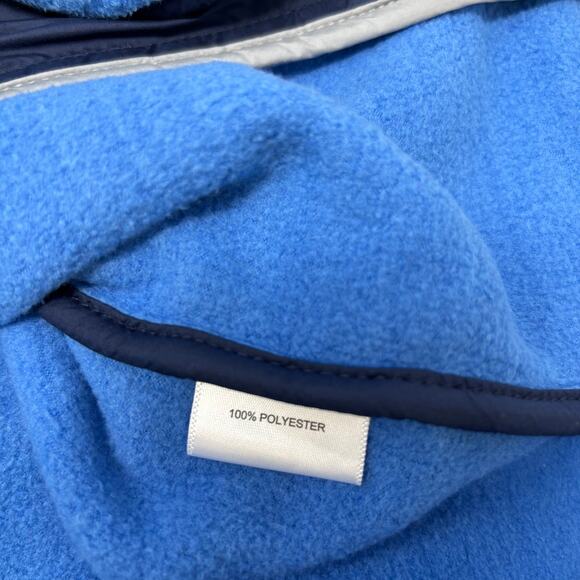 Peter Millar XL‎ Blue Full Zip Soft Fleece Vest - Picture 3 of 5